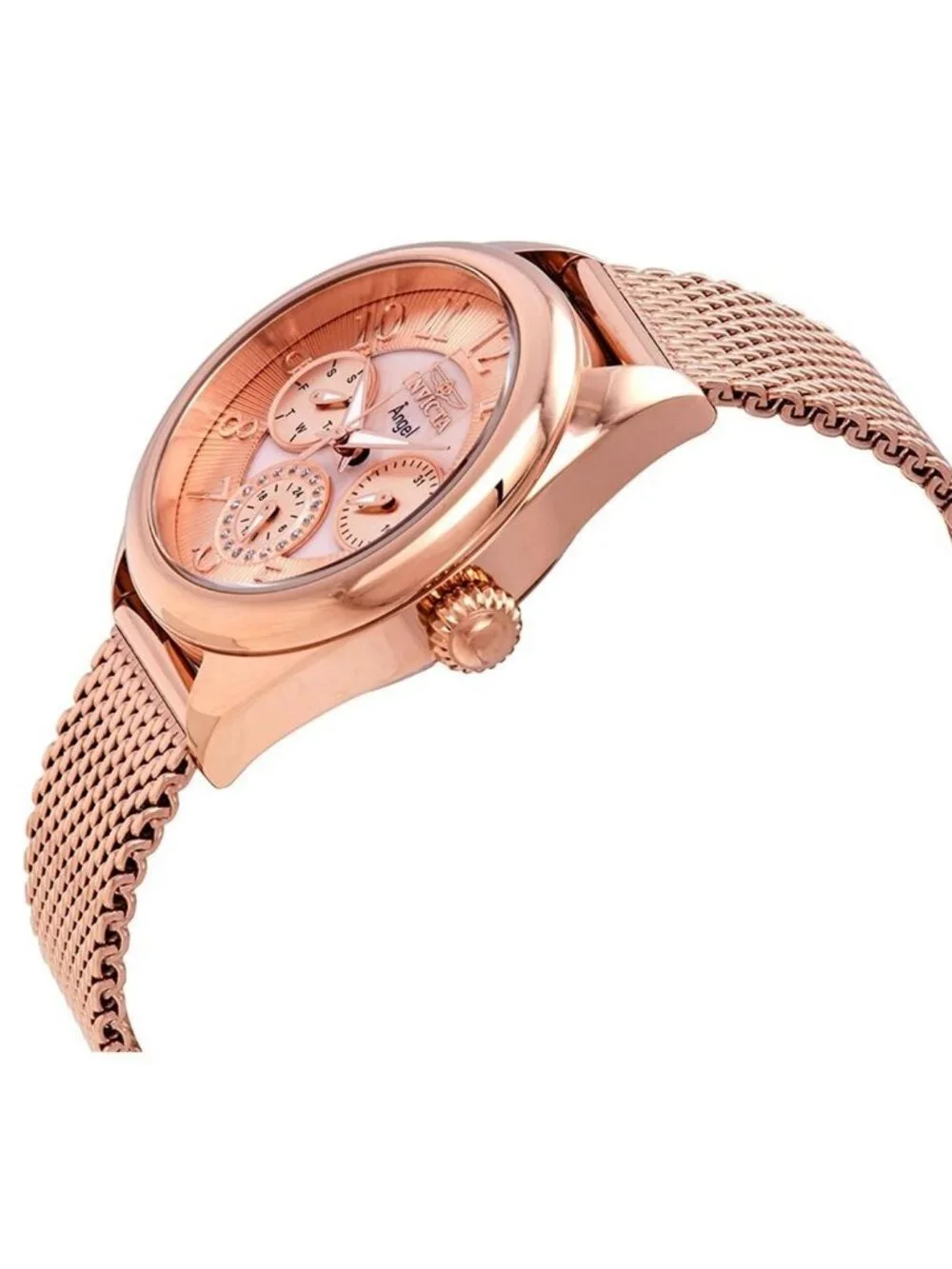 NWT Invicta Angel Rose Gold Dial Ladies Watch